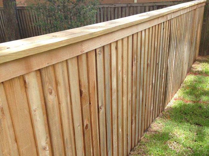 Photo of a wood fence in Montgomery County, TX