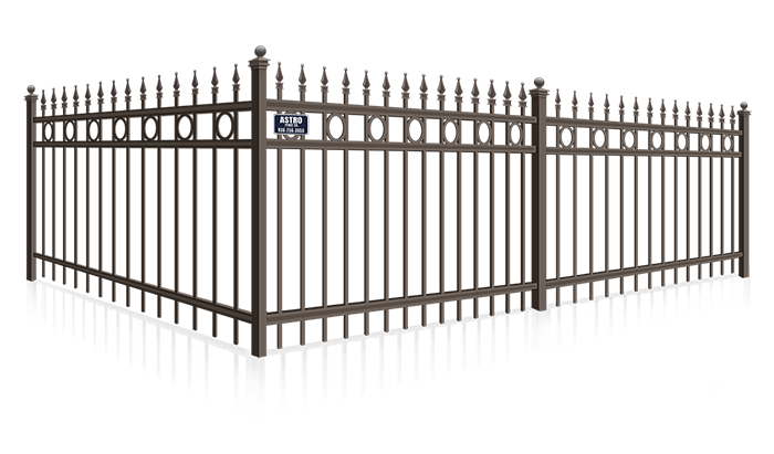 Ornamental Iron fence installation for the Montgomery County TX area.
