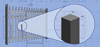 Montgomery County TX ornamental iron fencing