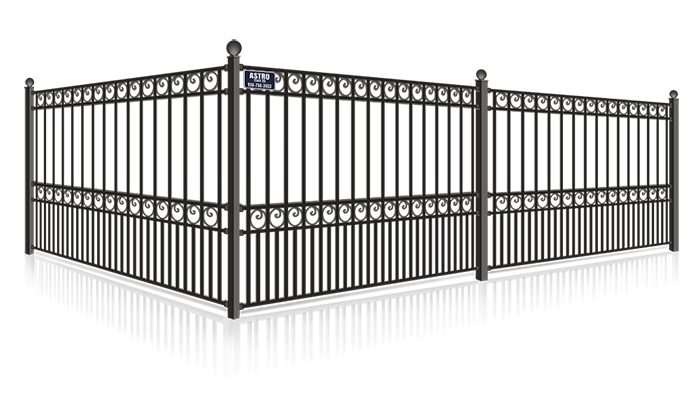 Ornamental Iron Decorative Fencing in Montgomery County TX