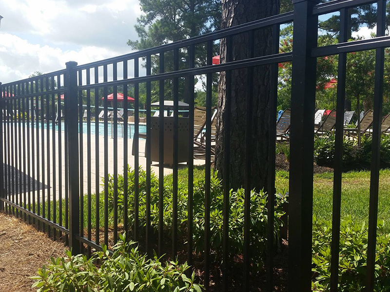 aluminum fence The Woodlands Texas