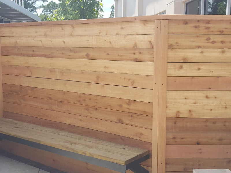 The Woodlands Texas wood privacy fencing